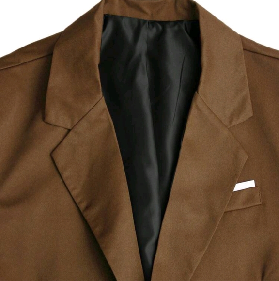 Men's Plain And Simple Daily Long Sleeve Suit With Long Pants - Picture 3 of 5